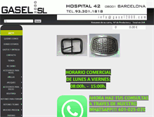 Tablet Screenshot of gasel2000.com